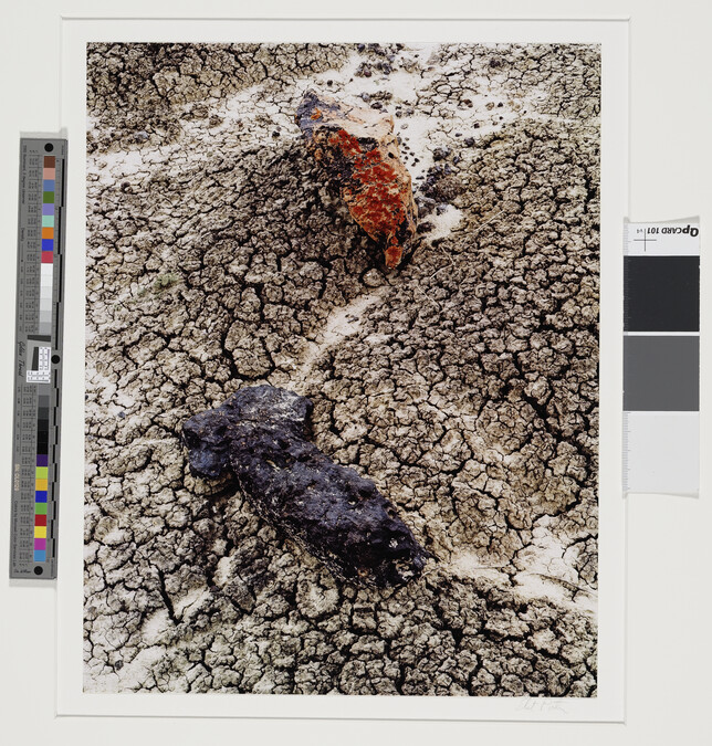 Alternate image #1 of Stones and Cracked Mud, Black Place, New Mexico, June 9, 1977, number 8, from the portfolio Intimate Landscapes