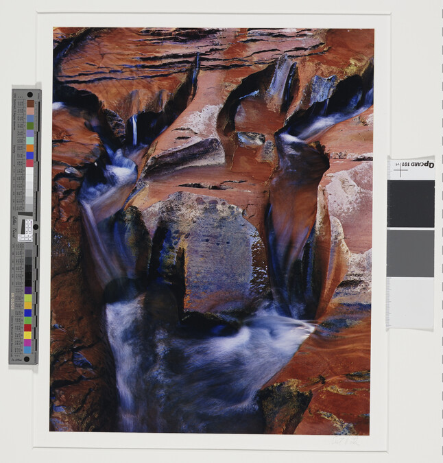 Alternate image #1 of Rock-eroded stream bed, Coyote Gulch, Utah, August 14, 1971, number 9, from the portfolio Intimate Landscapes