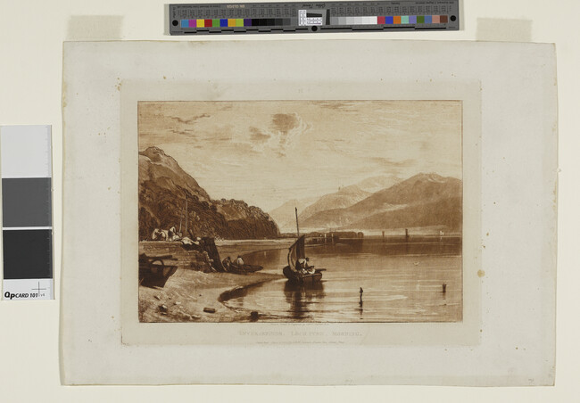 Alternate image #1 of Inverary Pier. Loch Fyne. Morning, from the series Liber Studiorum