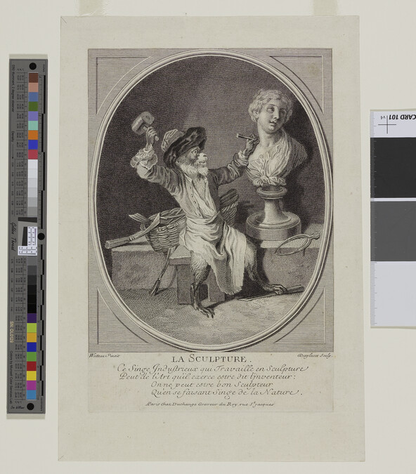 Alternate image #1 of La Sculpture (Sculpture), plate 169 from Jean de Jullienne's L'OŒuvre d'Antoine Watteau (The Works of Antoine Watteau) also known as the Recueil Jullienne