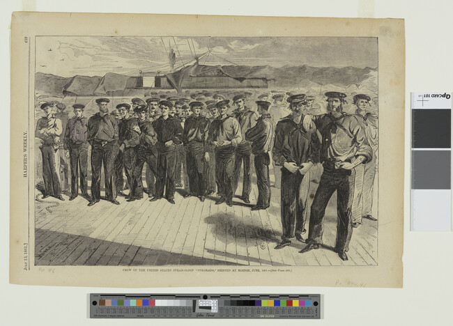 Alternate image #1 of Crew of the United States Steam sloop 