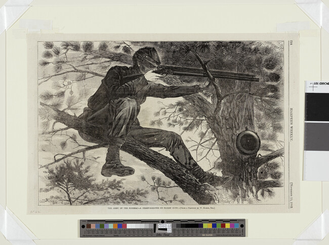 Alternate image #1 of Army of the Potomac--A Sharpshooter on Picket Duty