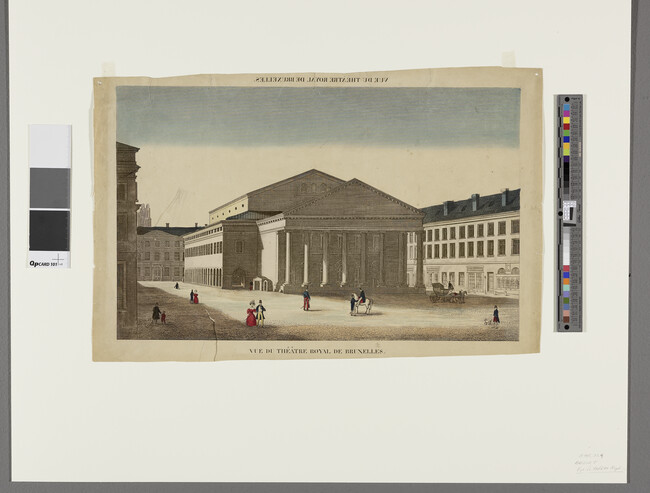 Alternate image #1 of Vue du Théâtre Royal du Parc de Bruxelles (View of the Royal Park Theater of Brussels)