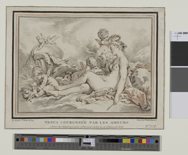 Alternate image #1 of Vénus couronnée par les amours (Venus Crowned by Cherubs)