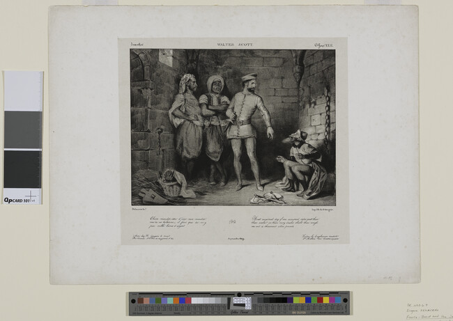 Alternate image #1 of Fronte-Boeuf et le Juif (Fronte-Boeuf and the Jew), number 11 from Sir Walter Scott's Ivanhoe