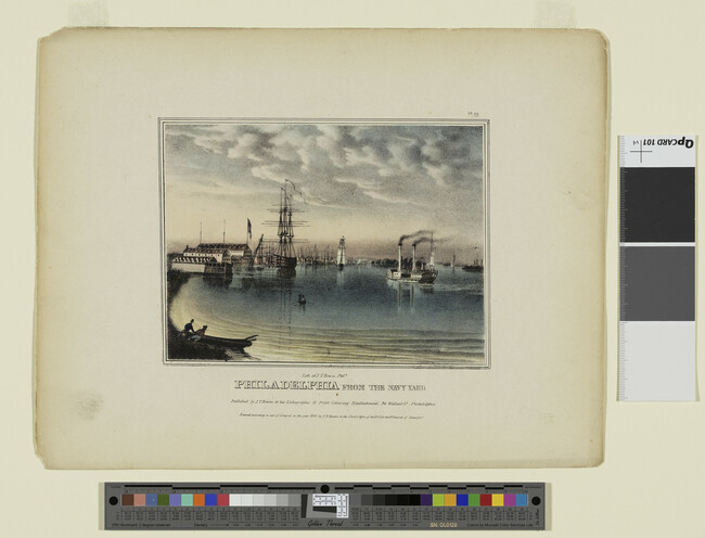 Alternate image #1 of Philadelphia from the Navy Yard, Plate 10 from Views of  Philadelphia, and Its Vicinity