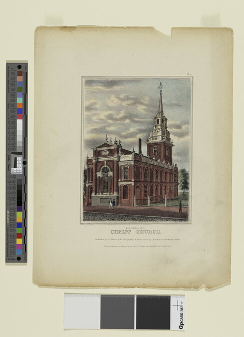 Alternate image #1 of Christ Church, Plate 17 from Views of Philadelphia, and Its Vicinity