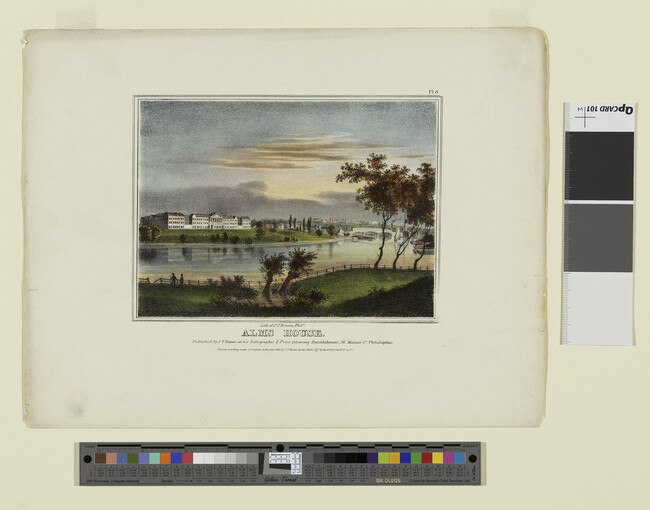 Alternate image #1 of Alms House, Plate 9 from Views of Philadelphia, and Its Vicinity