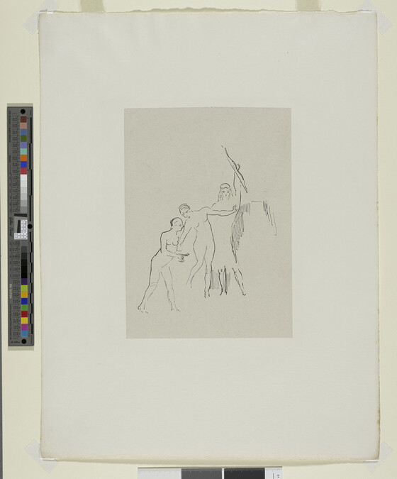 Alternate image #1 of Hélène--Ennoia (Helen--Ennoia), plate 10 from a series of illustrations for La Tentation de Saint Antoine (The Temptation of Saint Anthony) by Gustave Flaubert, 3rd version