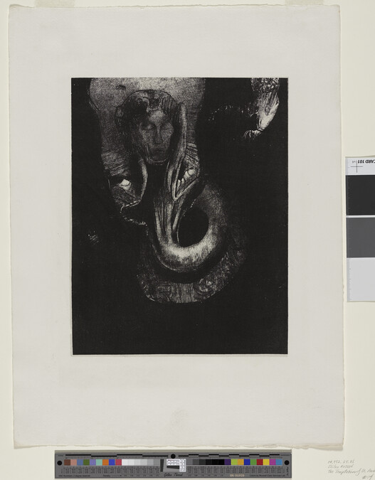 Alternate image #1 of Et que des yeux sans tête flottaient comme des mollusques (And That Eyes Without Heads Were Floating like Mollusks), plate 13 from a series of illustrations for La Tentation de Saint Antoine (The Temptation of Saint Anthony) by Gustave Flaubert, 3rd version