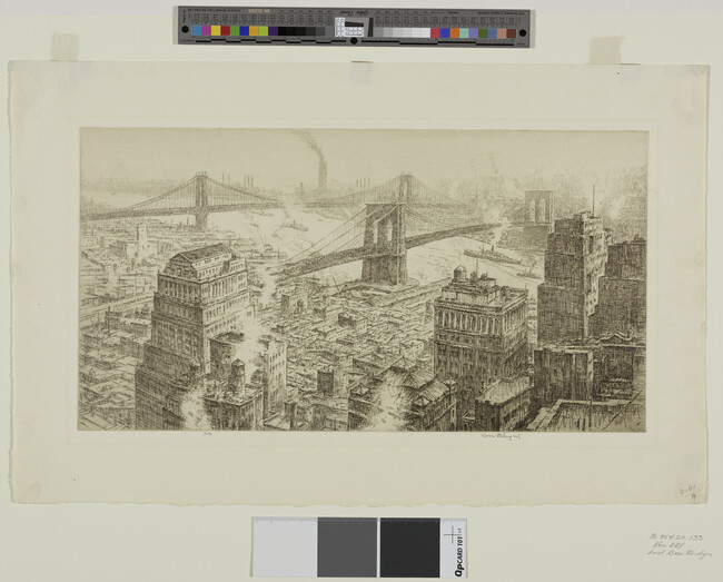 Alternate image #1 of Two Bridges ; East River Bridges