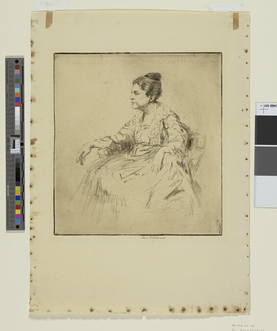 Alternate image #1 of Portrait of Viola Roseboro Seen in Profile