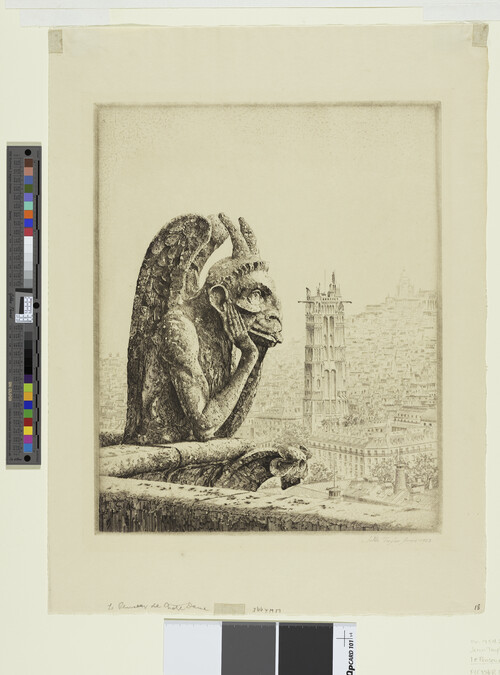 Alternate image #1 of Le Penseur de Notre Dame (The Thinker of Notre Dame Cathedral)