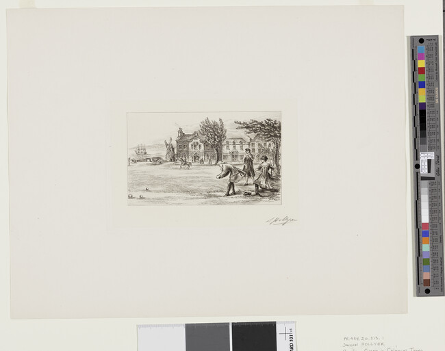 Alternate image #1 of Bowling Green in Colonial Times, number 1, from the portfolio Old New York