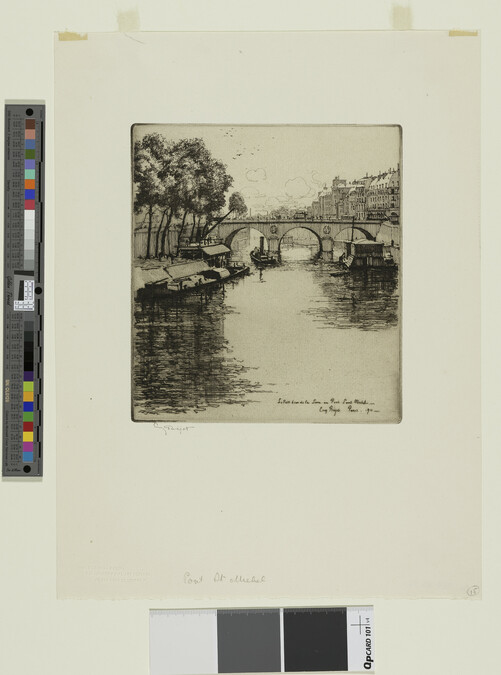 Alternate image #1 of Le Pont St. Michel (The Bridge St. Michel)