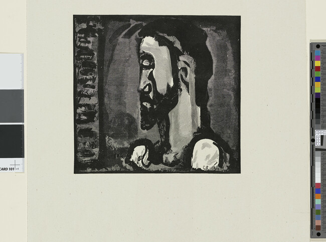 Alternate image #1 of Christ in Profile (page 69), illustration from Passion by André Suarès