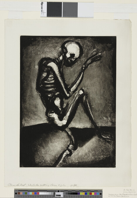 Alternate image #1 of Skeleton, from Les Fleurs du Mal (The Flowers of Evil) by Charles Baudelaire