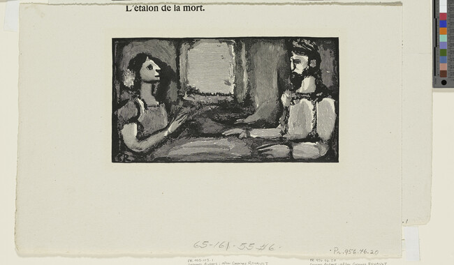 Alternate image #1 of Religious Scene, illustration from Passion by André Suarès