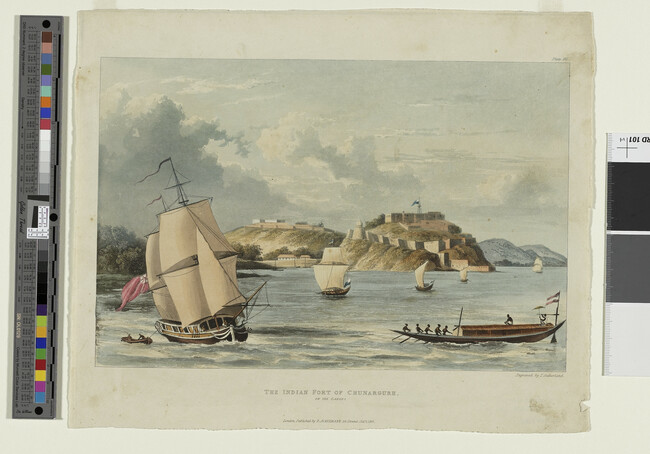 Alternate image #1 of The Indian Fort of Chunargurh on the Ganges from the book, A Picturesque Tour along the Rivers Ganges and Jumna by Lieutenant-Colonel Charles Ramus Forrest (1750-1827)