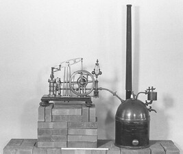 Walking-Beam Steam Engine Model (with Boiler)