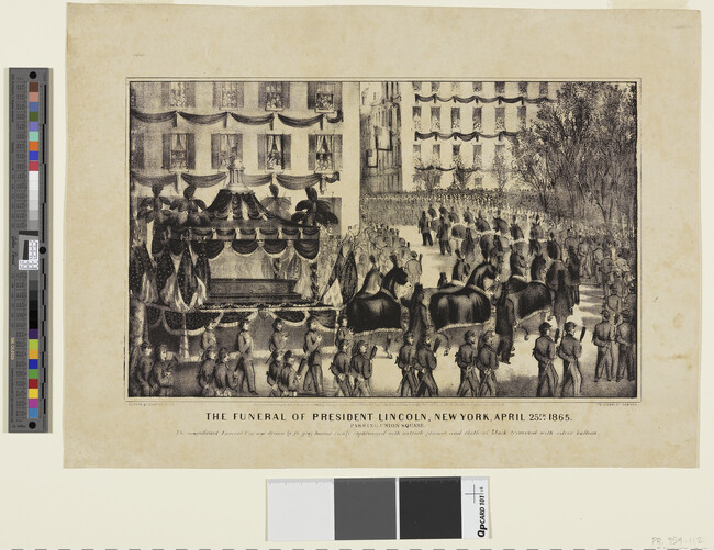 Alternate image #1 of The Funeral of President Lincoln, New York, April 25th, 1865