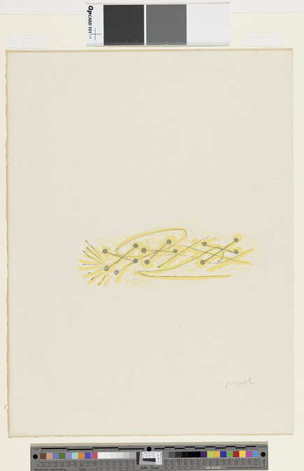 Alternate image #1 of Tail Piece II, from the book Prométhée (Prometheus) by Goethe, translated by André Gide, illustrated by Henry Moore