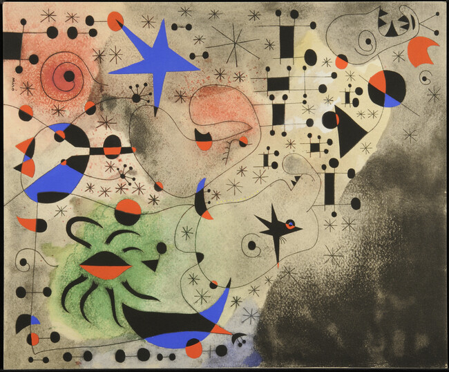 Constellations, La Poetesse (The Poetess), Plate XIII