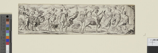 Alternate image #2 of Bacchanal, Plate 7 from a series of twelve Bacchanales