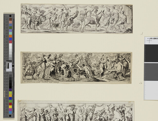 Alternate image #1 of Bacchanal, Plate 7 from a series of twelve Bacchanales