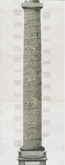 Alternate image #2 of View of the Principal Elevation of the Column of Trajan (Veduta del prospetto principale della Colonna Trajana)