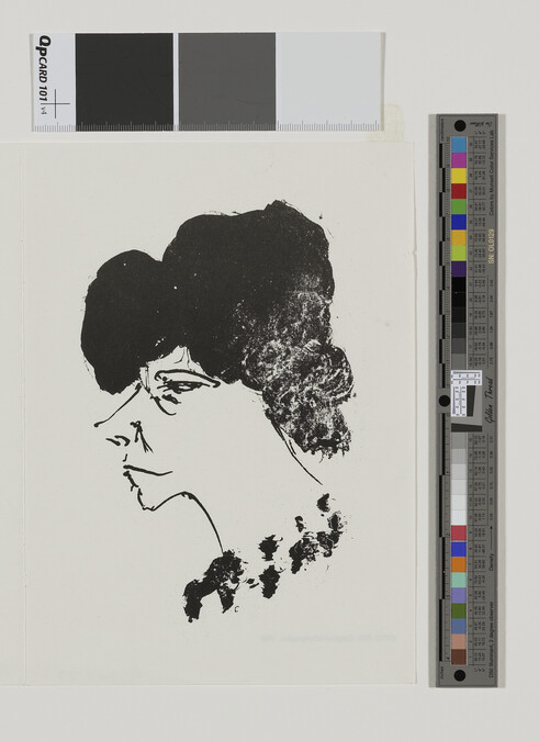 Alternate image #1 of Frauenkopf im Profil (Head of a Woman in Profile)
