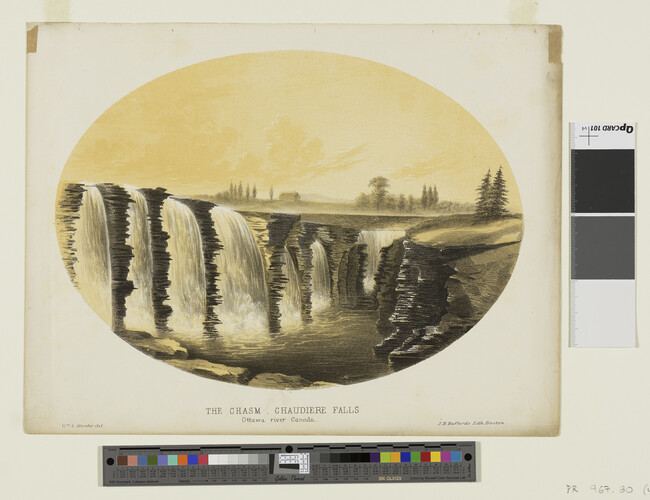 Alternate image #1 of The Chasm, Chaudière Falls, from Hunter's Ottawa Scenery