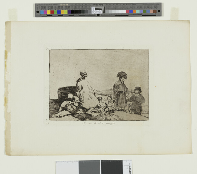 Alternate image #1 of Perhaps They are of Another Breed (Si son de otro linage), plate number 61; from the series The Disasters of War (Los Desastres de la Guerra)