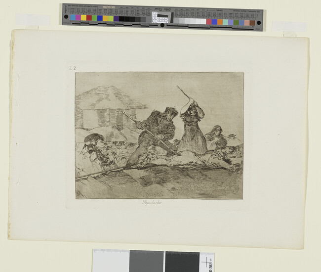 Alternate image #1 of Rabble (Populacho), plate number 28; from the series The Disasters of War (Los Desastres de la Guerra)