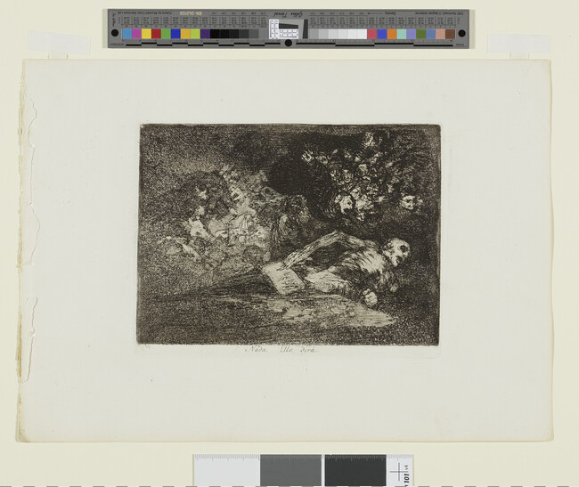 Alternate image #1 of Nothing. The Event Will Tell (Nada. Ello dira), plate number 69; from the series The Disasters of War (Los Desastres de la Guerra)
