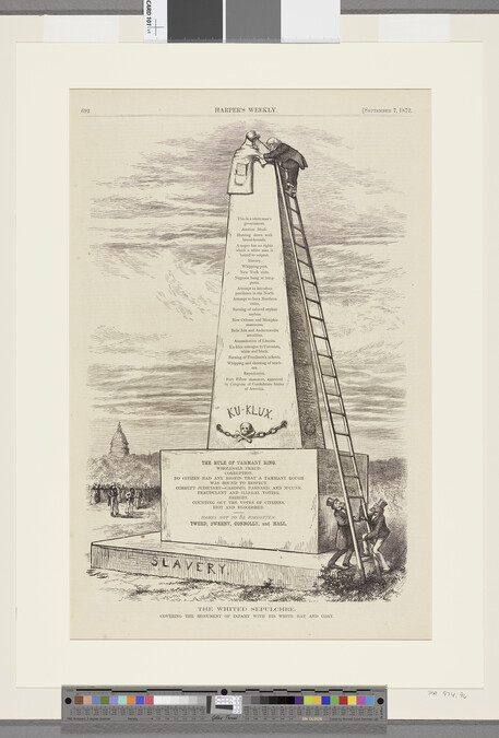 Alternate image #1 of The White Sepulchre, from Harper's Weekly, September 7, 1872