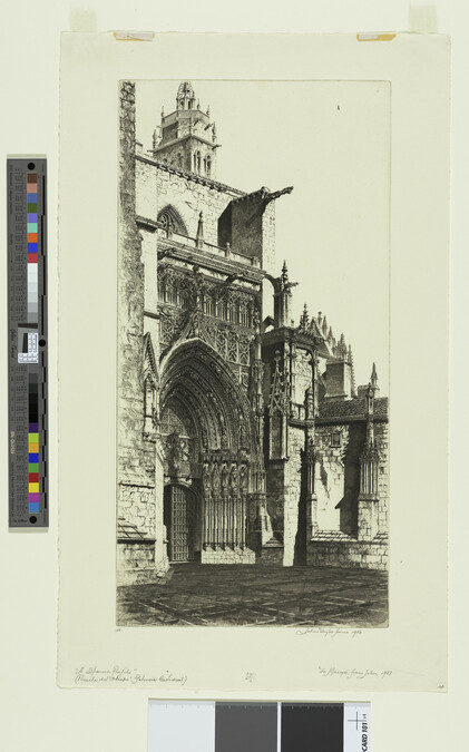 Alternate image #1 of Spanish Profile, Palencia (La Puerta Del Obispo : The Doorway of the Bishop, Palencia Cathedral, South Portal : Spanish Church Series #15)