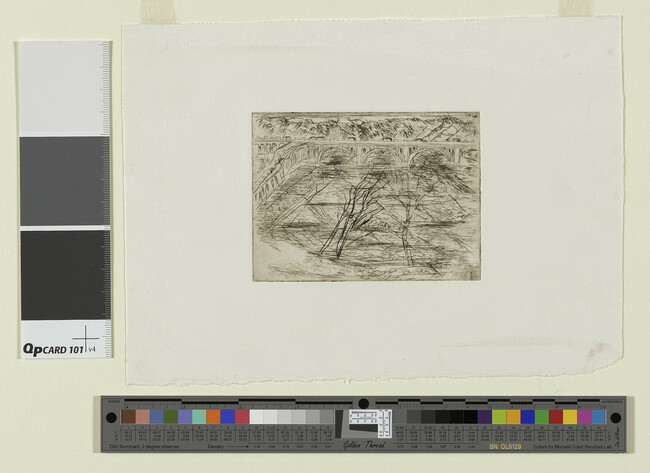 Alternate image #1 of Untitled (Landscape with Bridge II)