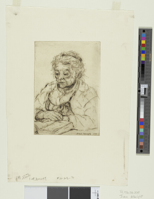 Alternate image #1 of Untitled (Woman with Folded Arms, Josephine Patterson Albright)