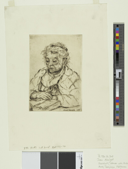 Alternate image #1 of Untitled (Woman with Folded Arms, Josephine Patterson Albright)