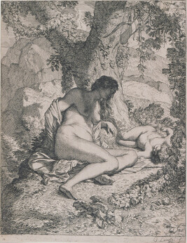 Venus and the Sleeping Cupid, from Four Episodes in the Story of Venus