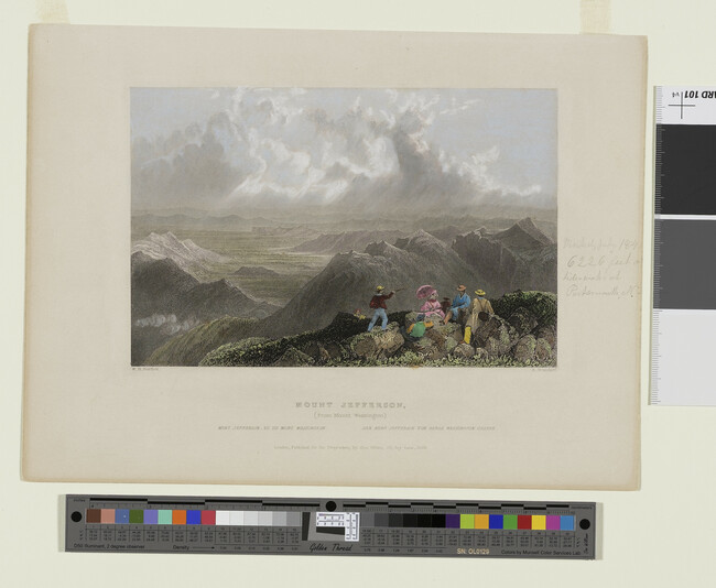 Alternate image #1 of Mount Jefferson (from Mount Washington), Plate 13 from Vol. II of N.P. Willis' American Scenery, or, Land, Lake, and River Illustrations of a Transatlantic Nature