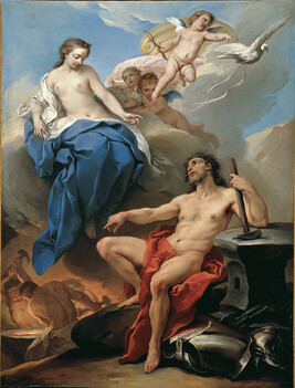 Venus Requesting Vulcan to make Arms for Aeneas