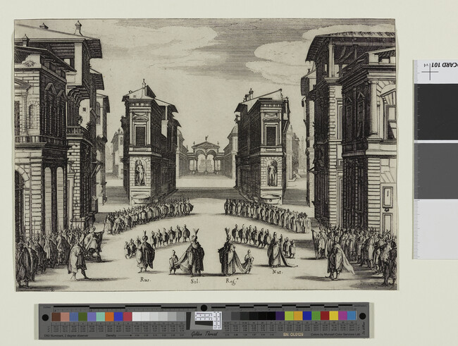 Alternate image #1 of Act II, Plate 2 for Prospero Bonarelli's Il Solimano, tragedia (The Sultan, A Tragedy)