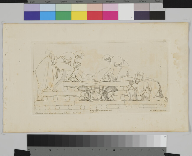 Alternate image #1 of The Funeral of Hector, from The Iliad of Homer