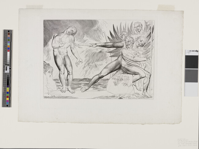 Alternate image #1 of The Circle of the Corrupt Officials: The Devils Tormenting Ciampolo, from Dante's Divine Comedy