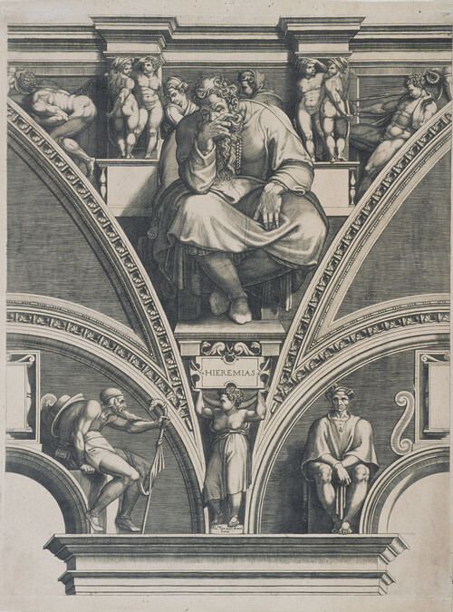Prophets and Sibyls from the Sistine Chapel; The Prophet Jeremiah