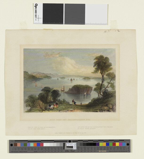 Alternate image #1 of East Port and Passamaquaddy Bay, Plate 48 from Volume II of N.P. Willis' American Scenery, or Land, Lake, and River Illustrations of Transatlantic Nature