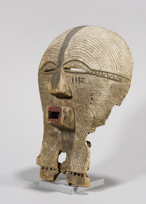 Alternate image #2 of Kifwebe Bakashi, Female Mask of the Kifwebe Society