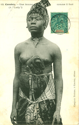 42 Conakry - Une femme comme il faut French Guinea (Conakry - A Lady)